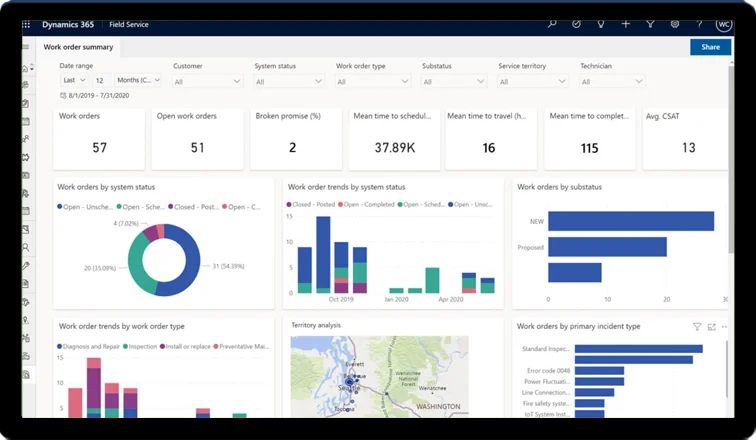 Dynamics 365 Field Service